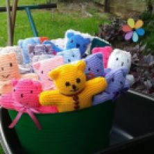 a whole bunch of teddies from Coolum Craft Group, QLD :)